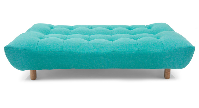 Solonic Fabric Sofa Cum Bed(Blue)